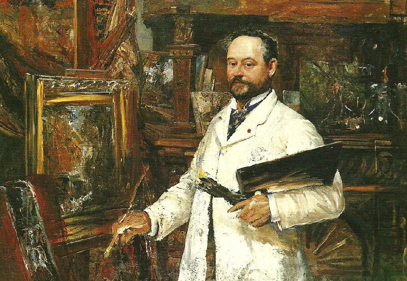 Ernst Josephson Portratt av ALFRED Wahlberg Spain oil painting art